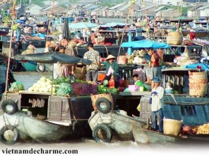 Le Marché flottant de Cai Rang
