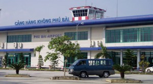 L'aéroport de Phu Bai, province de Thua Thien Hue